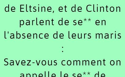 Les femmes de Chirac, de Eltsine